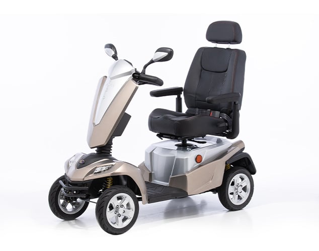 Scooter électrique PMR senior [Kymco Maxer] large chic 4 roues