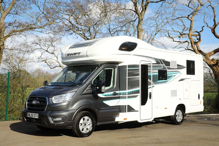 Here's a photo of the SWIFT VOYAGER 485, currently available for sale