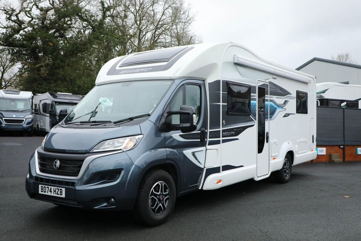Here's a photo of the SWIFT ESCAPE 674, currently available for sale
