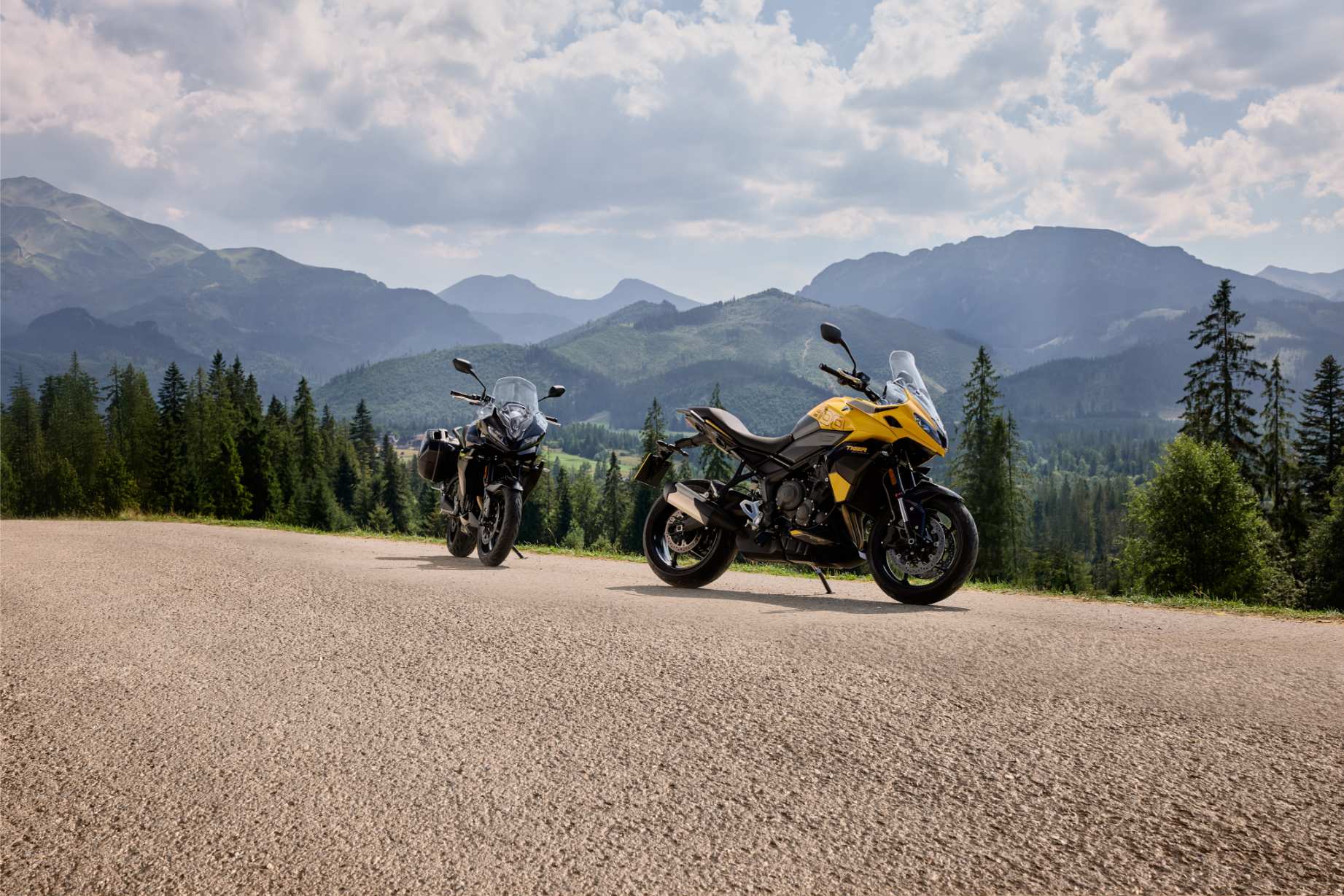 Scenic Photo of Triumph Tiger 800 Sport