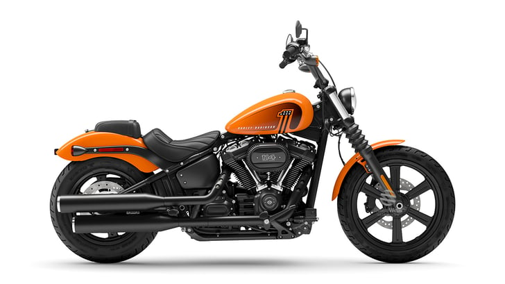 Street bob deals black