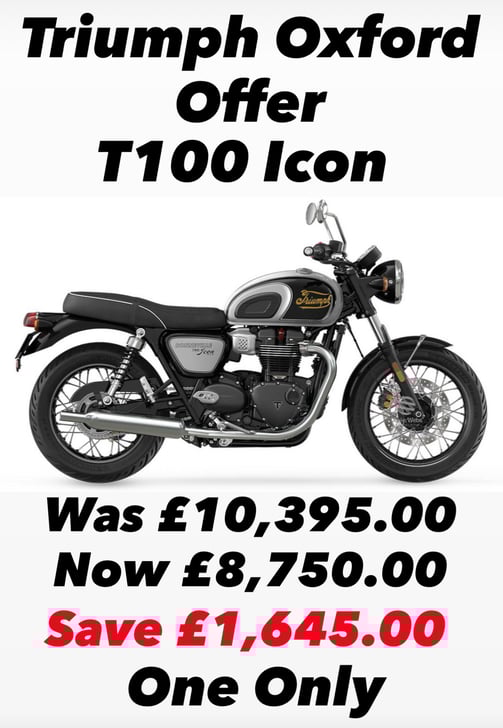 Triumph BONNEVILLE T100 ICON EDITON
