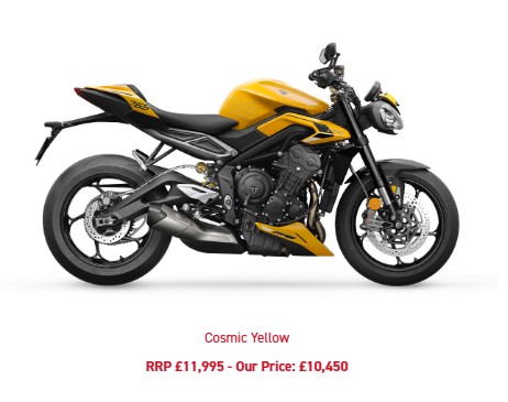 TRIUMPH STREET TRIPLE 765 RS