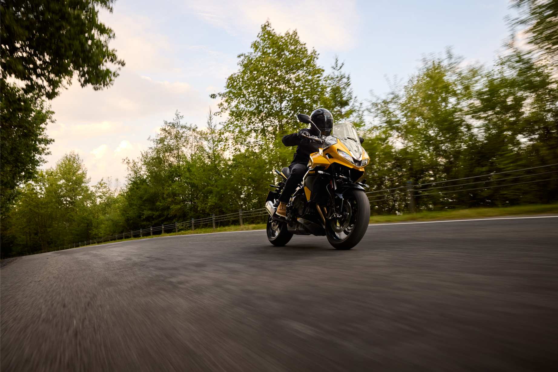 Action photo of Triumph Tiger 800 Sport