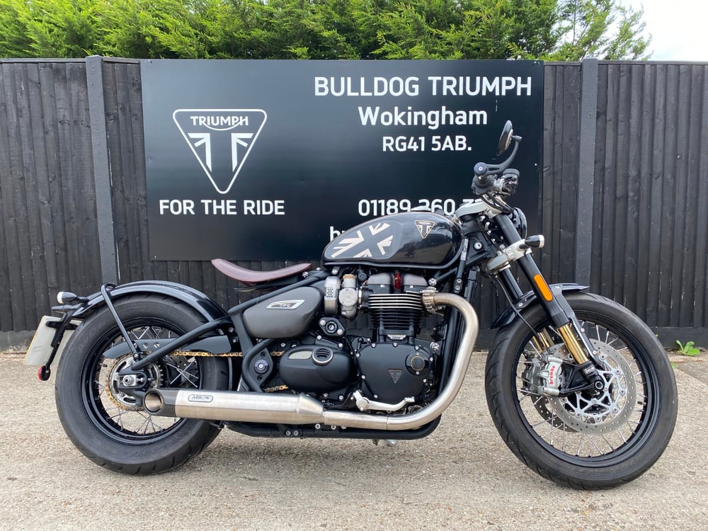 In Stock Triumph BOBBER TFC for sale in Wokingham Bulldog Suzuki