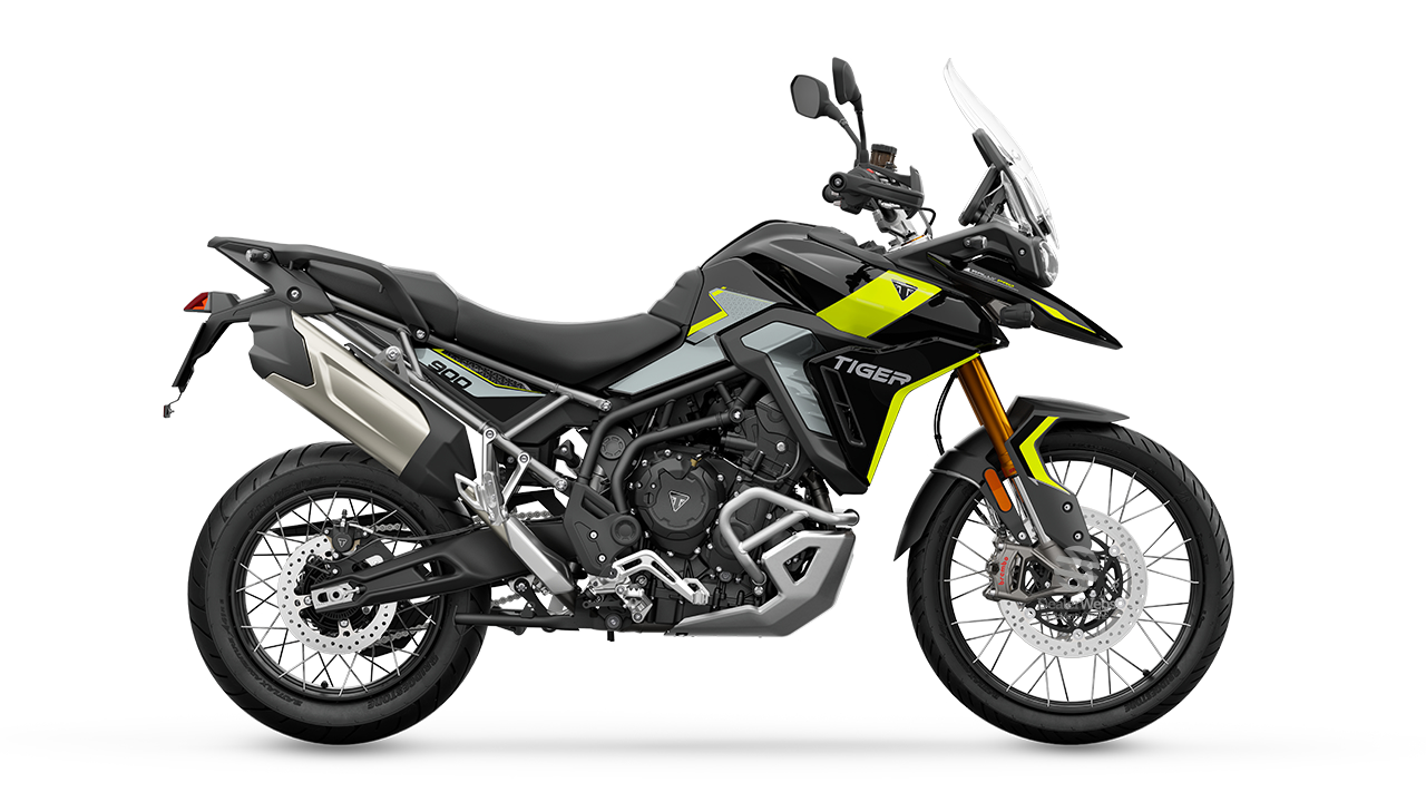 Sapphire Black and Triumph Performance Yellow