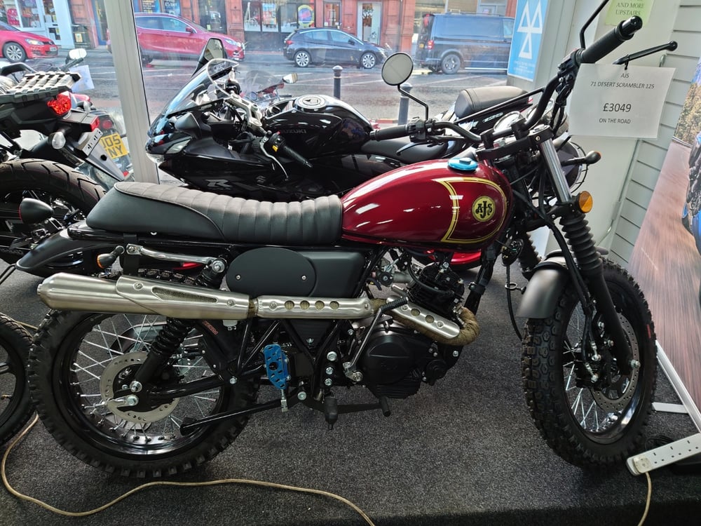 Suzuki deals scrambler 125