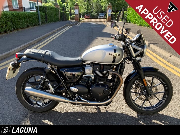 Used triumph street hot sale twin