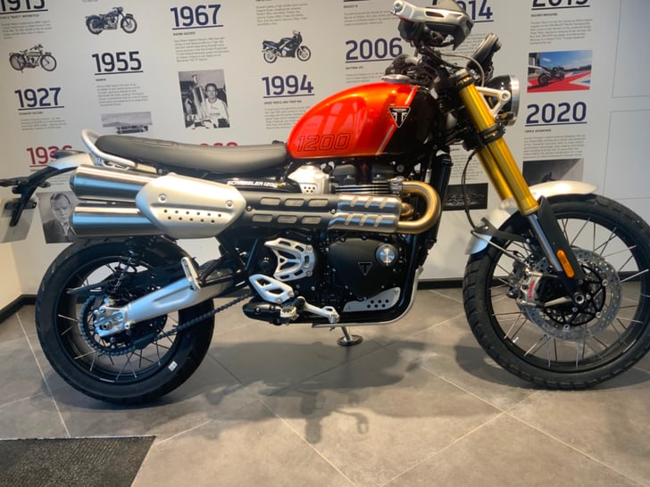 Triumph 1200 scrambler xe for deals sale