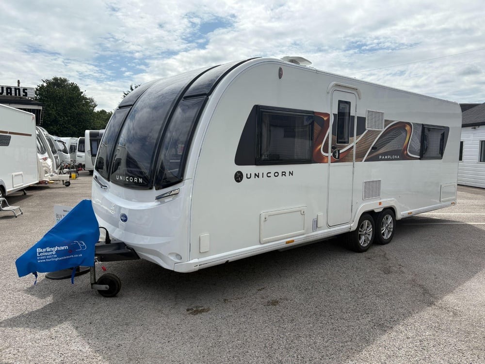Bailey UNICORN PAMPLONA - ONBOARD WATER TANK / SOLAR PANEL / ATC - REAR ISLAND BED for sale in Preston