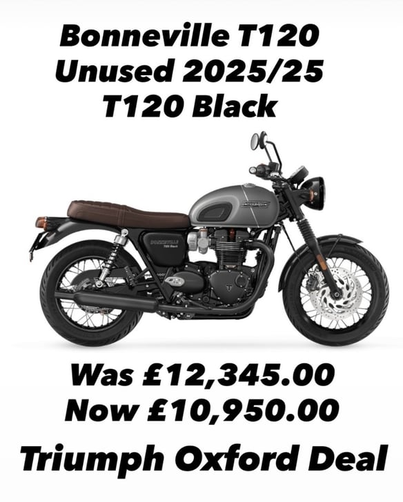 TRIUMPH BONNEVILLE T120 BLACK