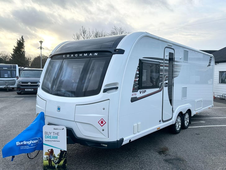 Here's a photo of the COACHMAN VIP 675, currently available for sale