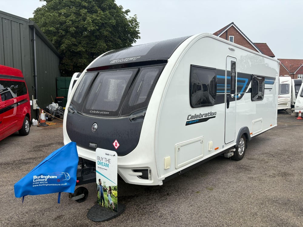 Swift CELEBRATION 570 - SOLAR PANEL / EXTERNAL GAS , 240V / ALDE HEATING for sale in Preston